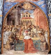GOZZOLI, Benozzo Scenes from the Life of St Francis (Scene 12, south wall) dfhg oil painting reproduction